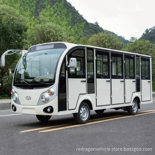 Nouveau modèle Véhicules touristiques électriques ci-joints 4 bus touristique de passagers
